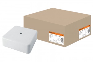Коробка распаячная КР 75х75х28 ОП белая IP40 TDM - фото, цены, купить
