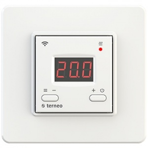 Терморегулятор для теплого пола с встроенным датчиком TERNEO VT 3кВт 16А - фото, цены, купить