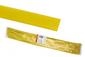 Термоусаживаемая трубка ТУТнг 16/8 желтая по 1м (50 м/упак) TDM - фото, цены, купить