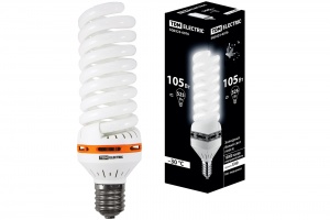 Лампа энергосберегающая КЛЛ-FS-105 Вт-4000 К–Е40 (85х280 мм) TDM - фото, цены, купить