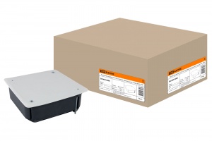 Распаячная коробка СП 115х115х45мм, крышка, метал. лапки, IP20, TDM - фото, цены, купить