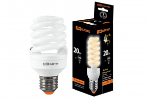 Лампа энергосберегающая КЛЛ-FSТ2-20 Вт-2700 К–Е27 (50х107 мм) TDM* - фото, цены, купить