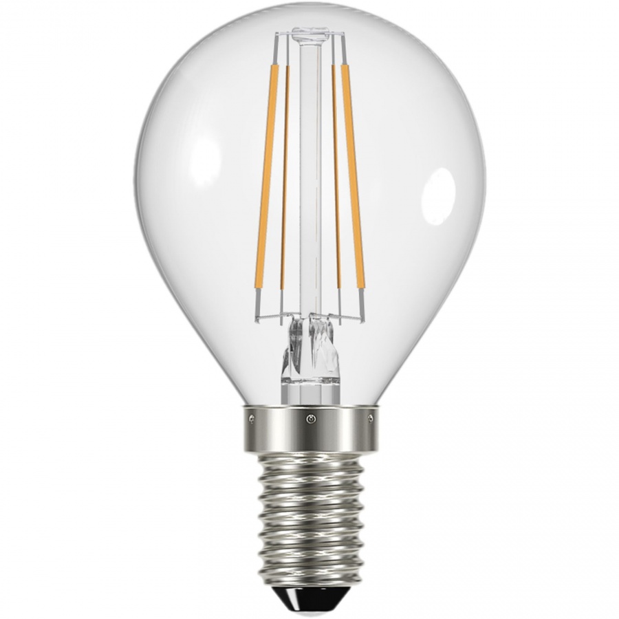 Лампа филаментная (шар) GENERAL 6w Е14 2700К - фото, цены, купить