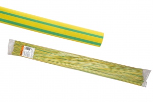 Термоусаживаемая трубка ТУТнг 6/3 желто-зеленая по 1м (50 м/упак) TDM - фото, цены, купить