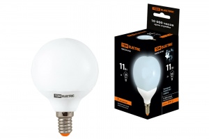 Лампа энергосберегающая КЛЛ-G55-11 Вт-4000 К–Е14 TDM - фото, цены, купить