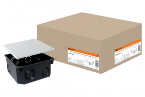 Распаячная коробка СП 110х110х50мм, крышка, IP20, TDM - фото, цены, купить