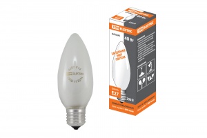 Лампа накаливания "Свеча матовая" 40 Вт-230 В-Е27 TDM  - фото, цены, купить