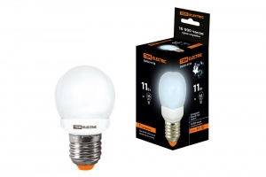 Лампа энергосберегающая КЛЛ-G45-11 Вт-4000 К–Е27 TDM - фото, цены, купить