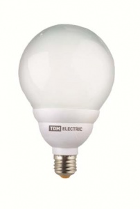 Лампа энергосберегающая КЛЛ-GL-15 Вт-2700 К–Е27 TDM - фото, цены, купить