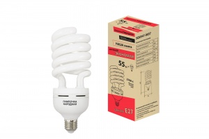 Лампа люминесцентная НЛ-HS-55 Вт-2700 К–Е27  - фото, цены, купить