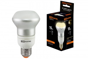 Лампа энергосберегающая КЛЛ- RM63 FR-15 Вт-2700 К–Е27 TDM - фото, цены, купить