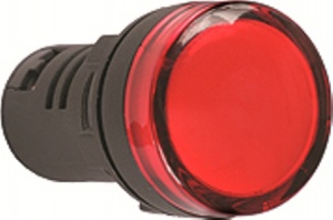Лампа AD-16DS(LED)матрица d16мм красный 230В АС TDM - фото, цены, купить