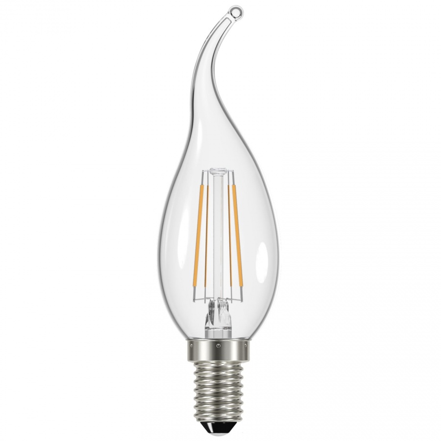 Лампа филаментная (свеча на ветру) GENERAL 6w Е14 4500К - фото, цены, купить