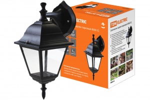 Светильник 4060-02 садово-парковый четырехгранник, 60Вт, вниз, черный TDM - фото, цены, купить