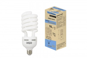 Лампа люминесцентная НЛ-HS-55 Вт-6500 К–Е27/ - фото, цены, купить