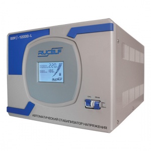 Стабилизатор напряжения Rucelf SDF.II 12000-L (серво напольн) - фото, цены, купить