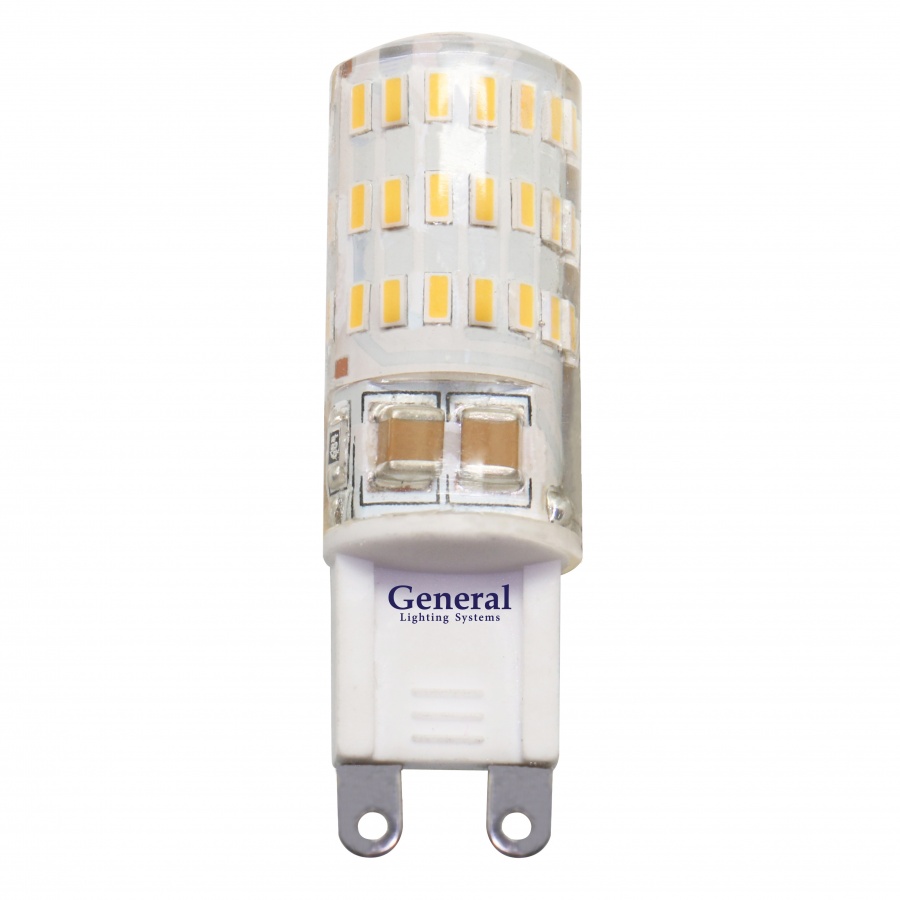 Лампа светодиодная G9 GENERAL 4w 230v 4500K - фото, цены, купить