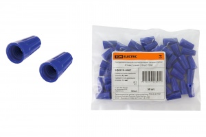 Соединительный изолирующий зажим СИЗ-2 4,5 мм2 синий (50 шт) TDM - фото, цены, купить